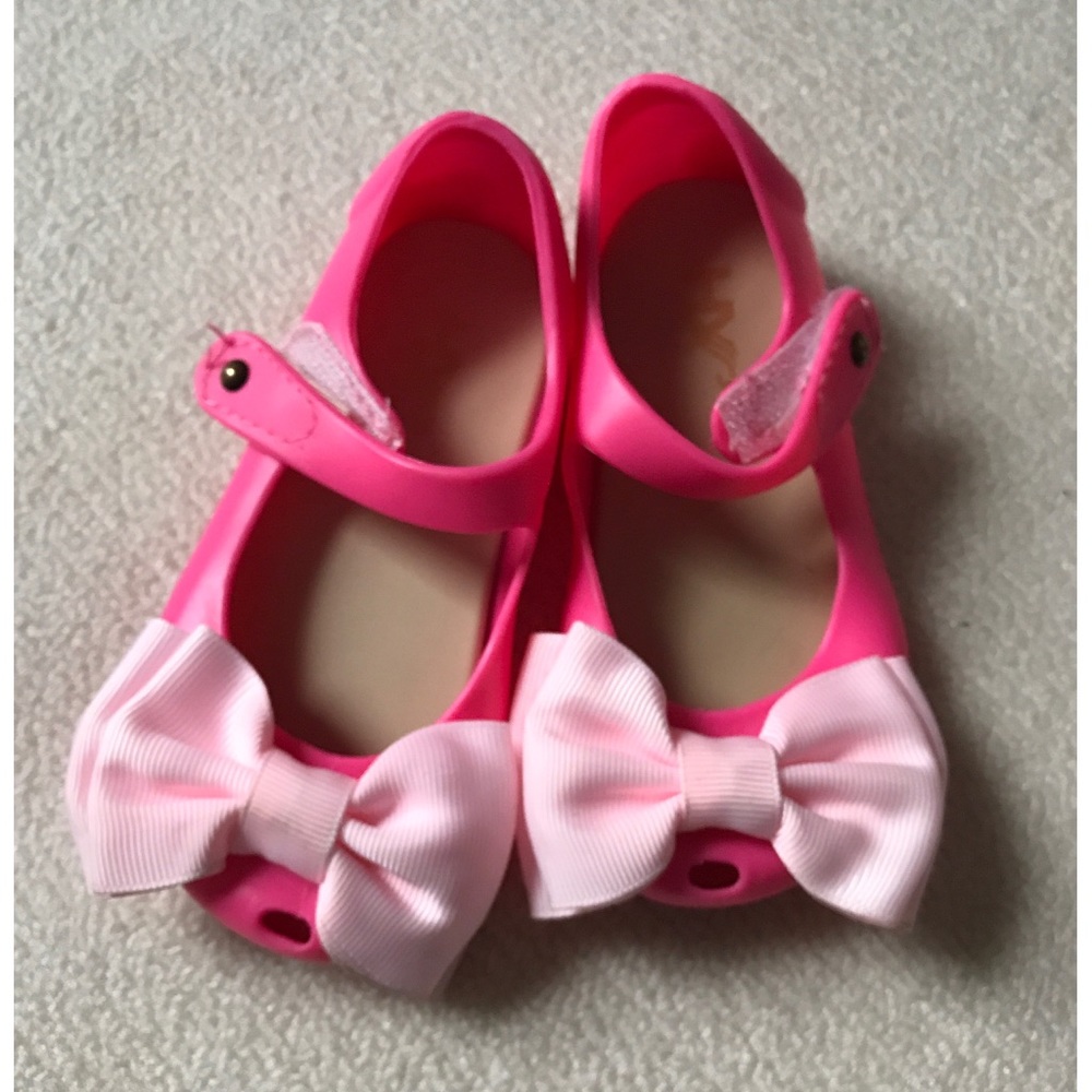 Mini SED Pink Bow Mary Janes